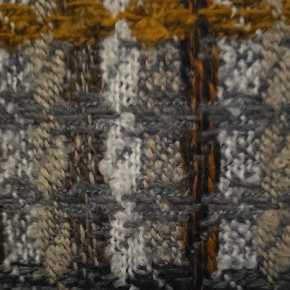Plaid Tweed Shoulder Bag - Picture 6 of 7